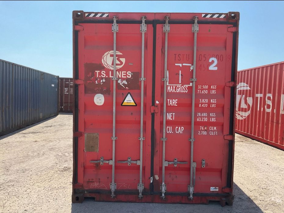 Kontener morski magazynowy 40 DV/HC 12 metrowy + transport