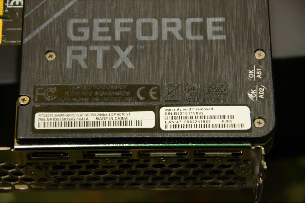 Palit rtx 3070 gaming pro