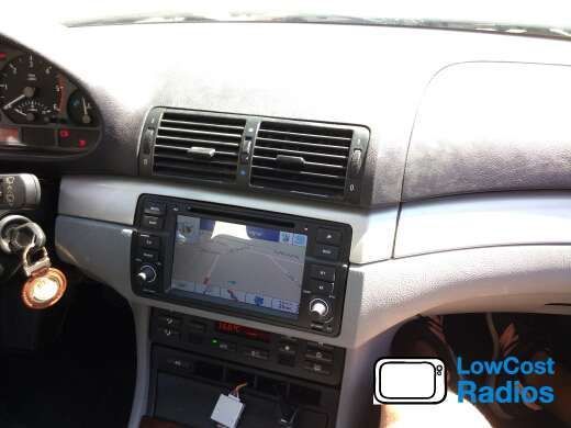 Rádio BMW E46 - IMITAR ORIGINAL • Android 15 • 2DIN Wifi GPS Serie 3
