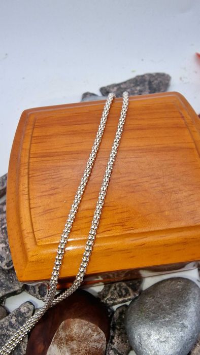 Srebrny delikatny łańcuszek próba 925 3,10g 44cm