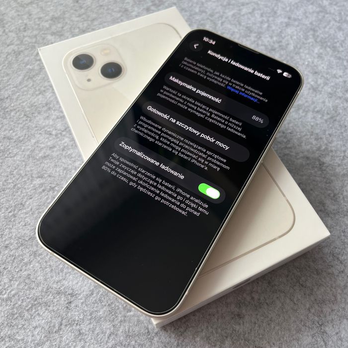 iPhone 13 White 88% kondycji STAN IDEALNY