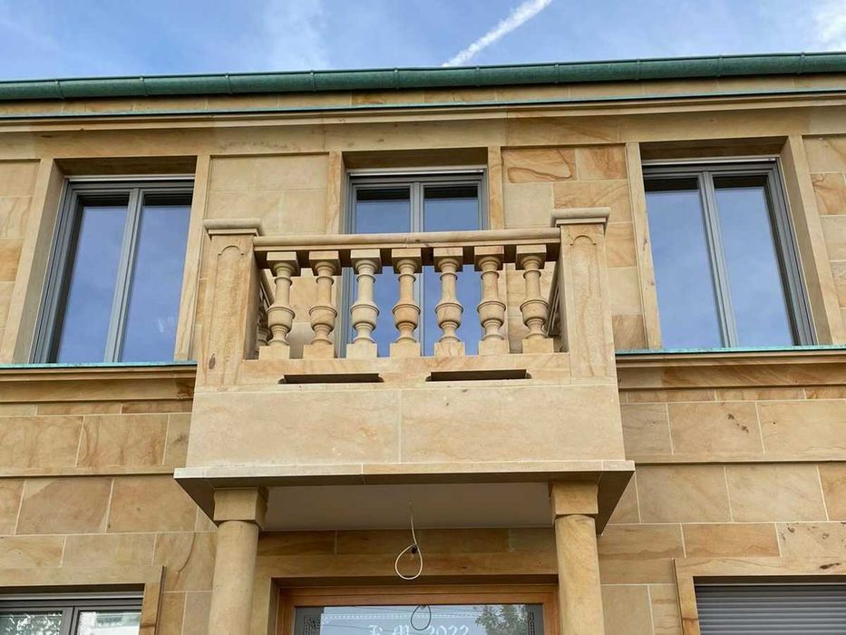 72. Tralka z piaskowca B01 | 68×18×18 cm | Balustrada kamienna |