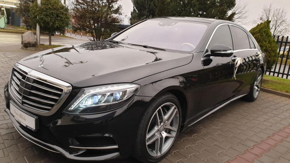 Samochód do ślubu Mercedes S-klasa W222 AMG