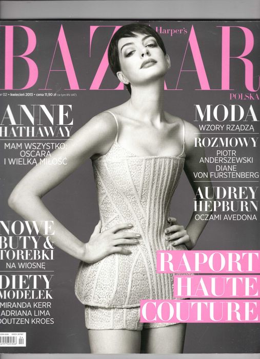 Harper's Bazaar Polska 02/2013 Anne Hathaway, Audrey Hepburn Avedon