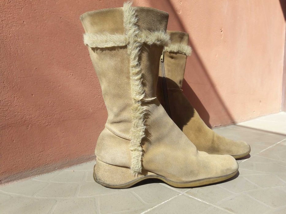 сапожки зі шкіри 40р