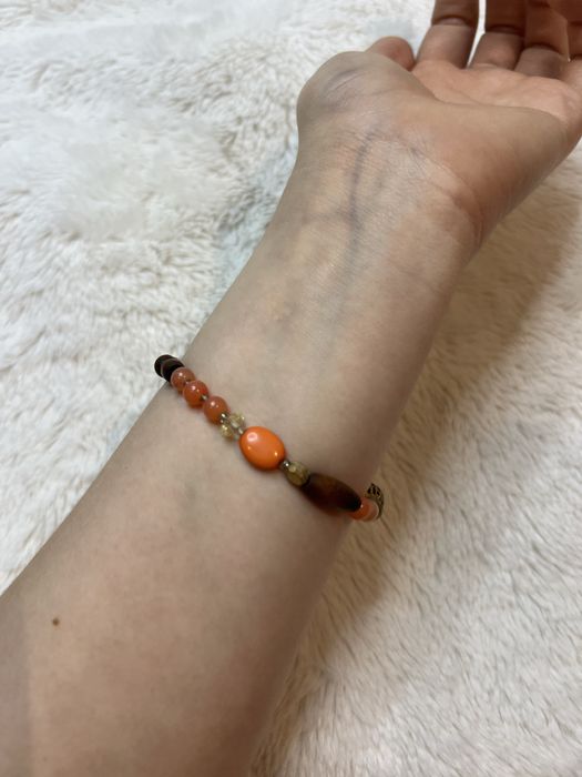 Bransoletka drewniane koraliki casual boho etno modna casual 12