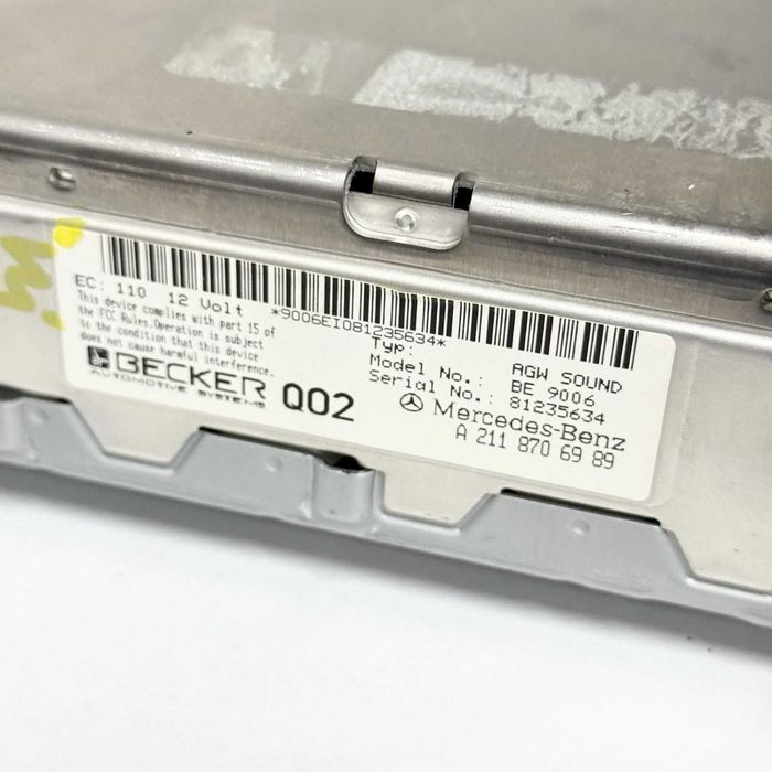 Amplificador Rádio Media Gateway AGW - Mercedes Classe E CLS e SLK ( W211 W219 W171 ) - Garantia