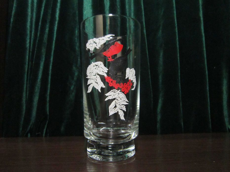 Бокалы праздничные Снегирей 1960 годов