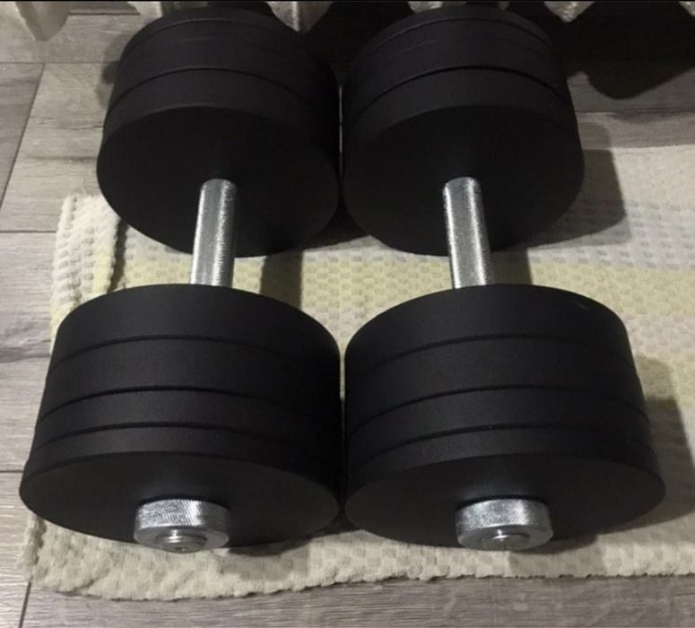Супер пропозиція! металеві ГАНТЕЛІ P-10 з порошковим покриттям 10кг