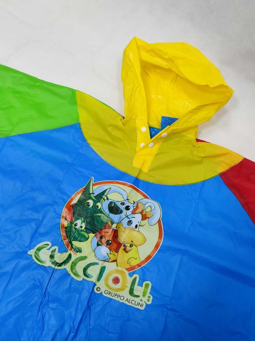 PAKIET 10 x Peleryna dziecięca ponczo przeciwdeszczowe KDZ007 CUCCIOLI