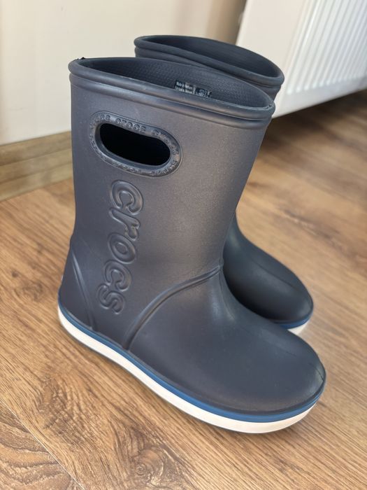 Kalosze gumowce Crocs rozmiar J1 32-33 jak nowe