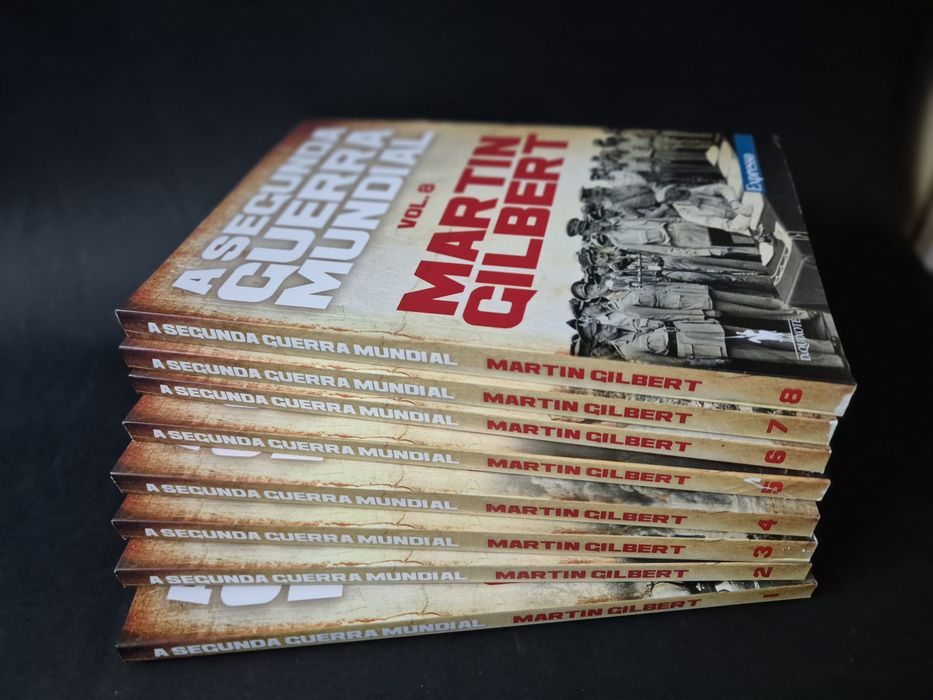 A Segunda Grande Guerra, Martin Gilbert, em 8 volumes