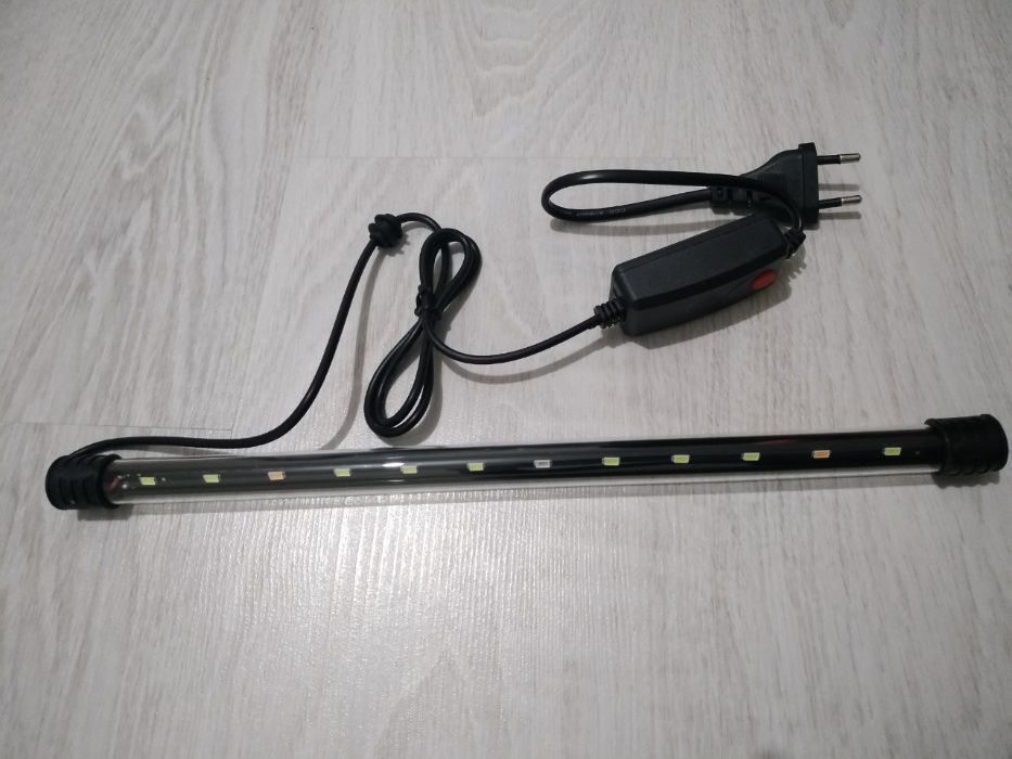 Погружная лампа Xilong 14-57 см (бело-сине-розовый) и синие