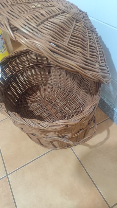 Cesto vime arrumação