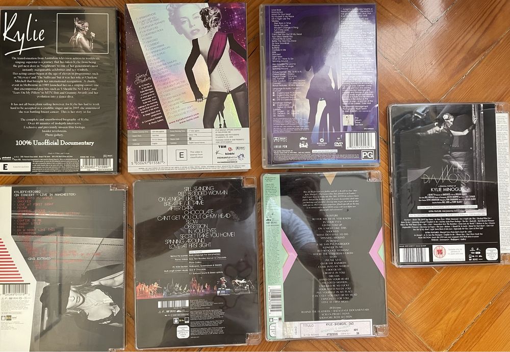 Cd’s e DVD’s musicais Kylie Minogue