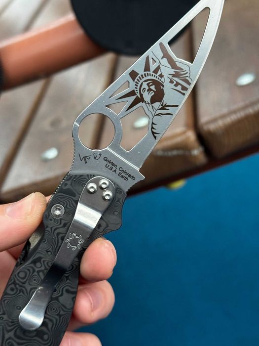 Ніж Spyderco Paramilitary 2 Compression Lock Knife FC Black Dunes
