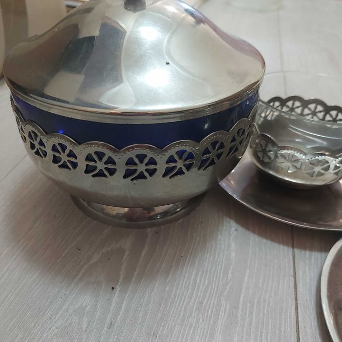 Набір посуду Італія антикваріат+ Ссср набір