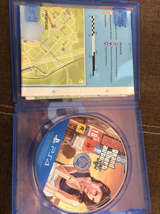Диск GTA5  premium на PS4