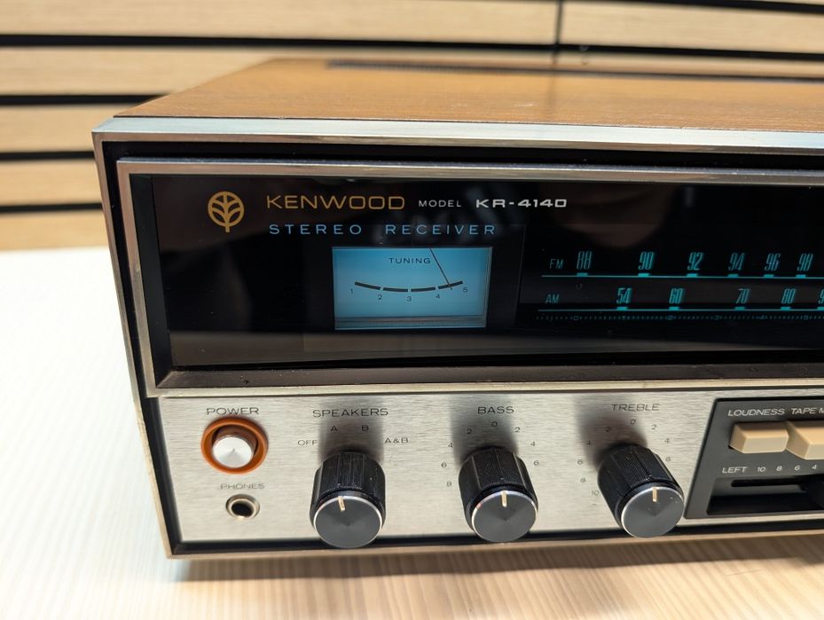 KENWOOD KR-4140 #Amplituner Stereo #Vintage 1970r #MONO #Pre-OUT #Drewno #Made in Japan !