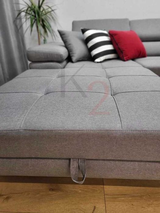 Narożnik ALEX OD RĘKI Kanapa Sofa z Funkcją spania Łóżko Pojemnik