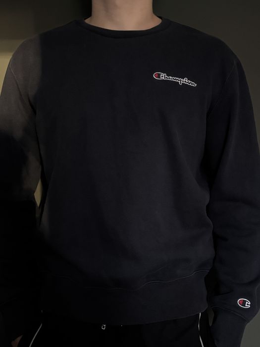 Світшот Champion Crewneck Small Logo Black