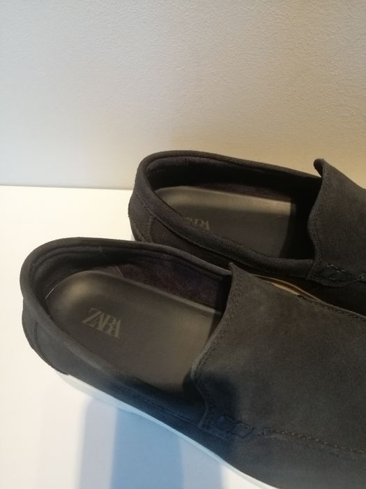 Mokasyny zamszowe Zara 42