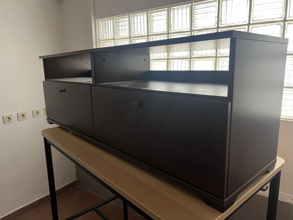 Aparador/comoda tipo cor nogueira