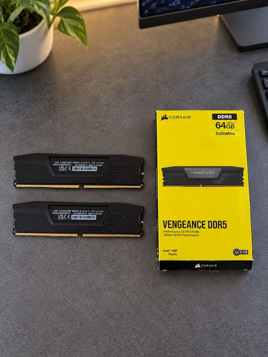 Модулі памяті Corsair Vengeance DDR5 64GB (2x32GB) 5200MHz — комплект ОЗУ