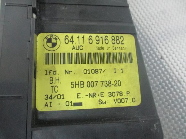 Comando chauffage / sofagem BMW 3 (E46)