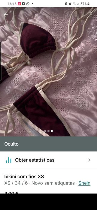 Biquini brasileiro tam xs