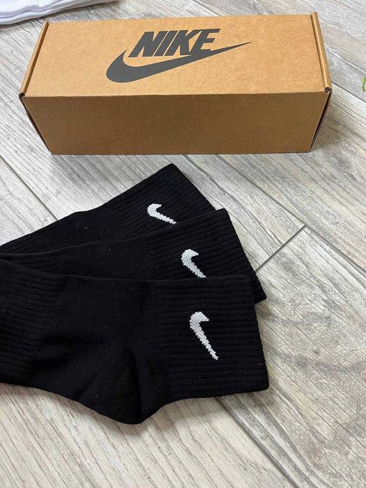Середні шкарпетки Nike Преміум чорні | Носки Найк | шкарпетки найк