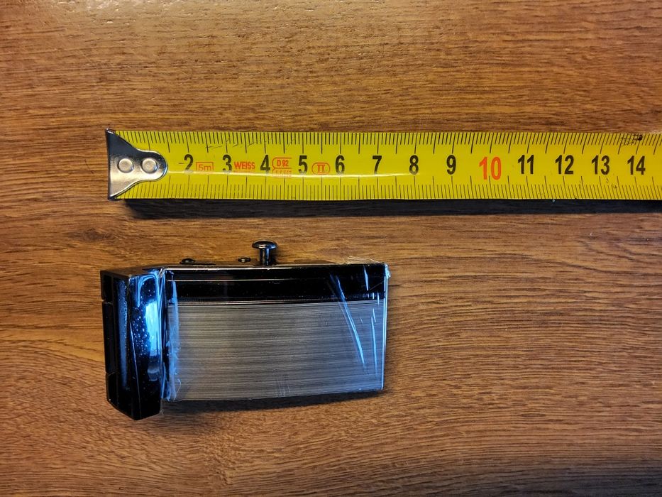 Klamra do paska metalowa nowa folia top