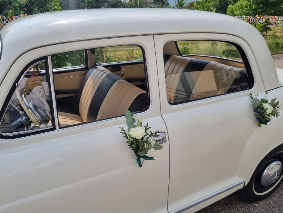 Auto Zabytkowe Klasyk Mercedes Ponton 1960r. do Ślubu Limuzyna