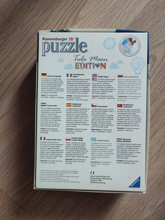 Puzzle 3d Wieża Eiffla tula moon edition
