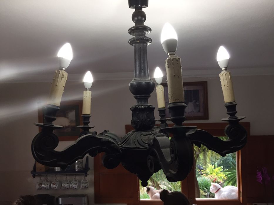 Candeeiro de tecto antigo