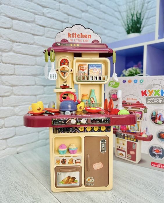 ‼️Розпродаж‼️ Дитяча кухня з водою і парою детская кухня с водой