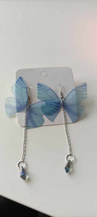 Kolczyki motyl Nowe