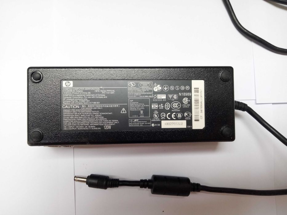 Блок питания зарядка для ноутбука HP ASUS LENOVO TOSHIBA MSI 120W