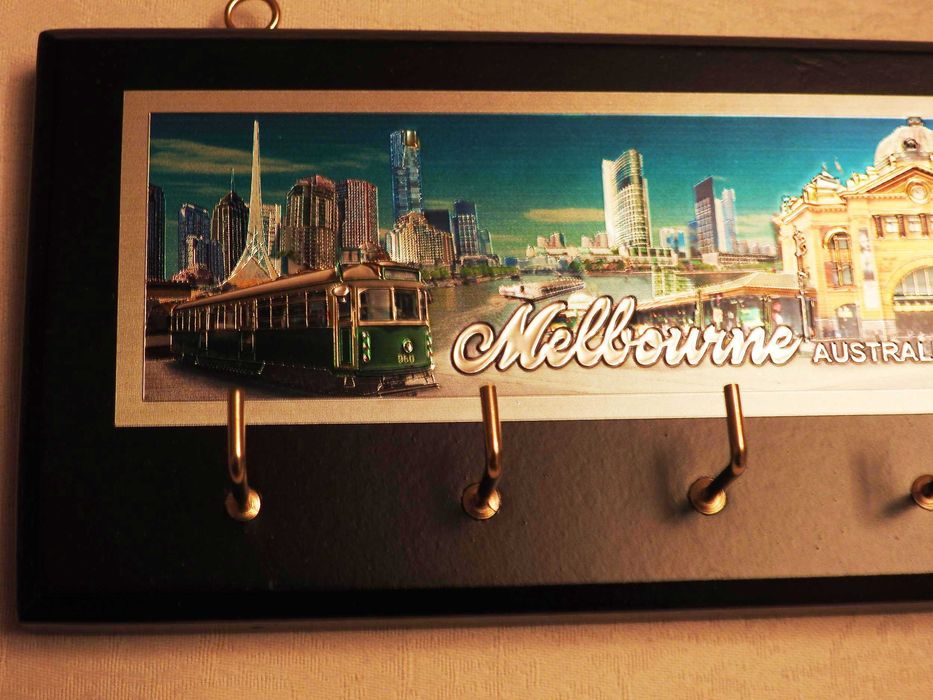 Dekoracyjny wieszak na klucze Melbourne - Australia