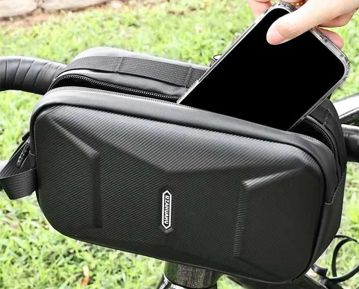 Wodoodporna torba rowerowa sakwa na kierownik bagażnik pod siodełko