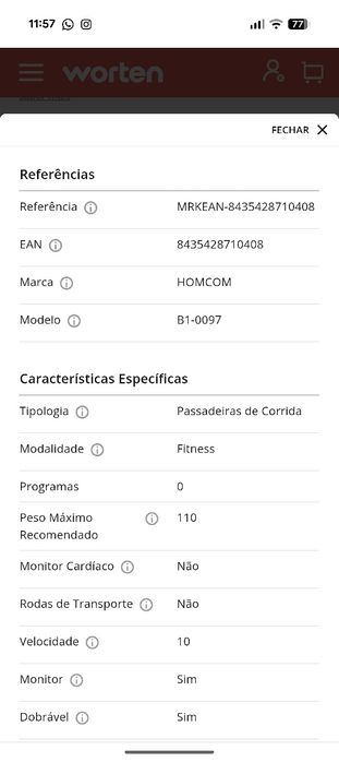 Passadeira Homcom437639169421486083