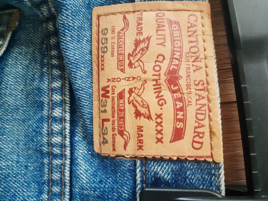 Spodnie męskie jeansowe. Cantona Standard. W31, L34