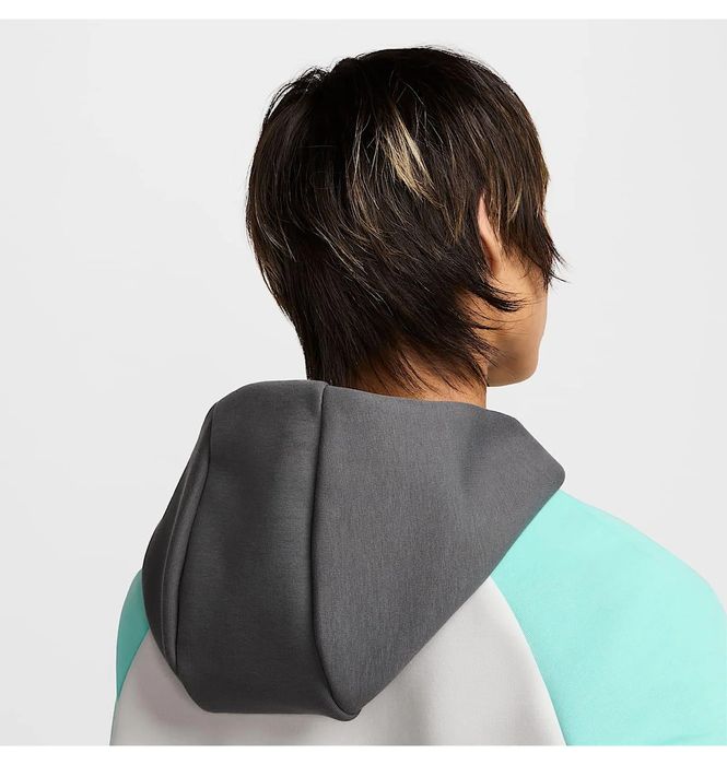 Оригінал! Зіп Худі Nike Tech Fleece (м`ятно-сіре) (L) Новий з бірками!