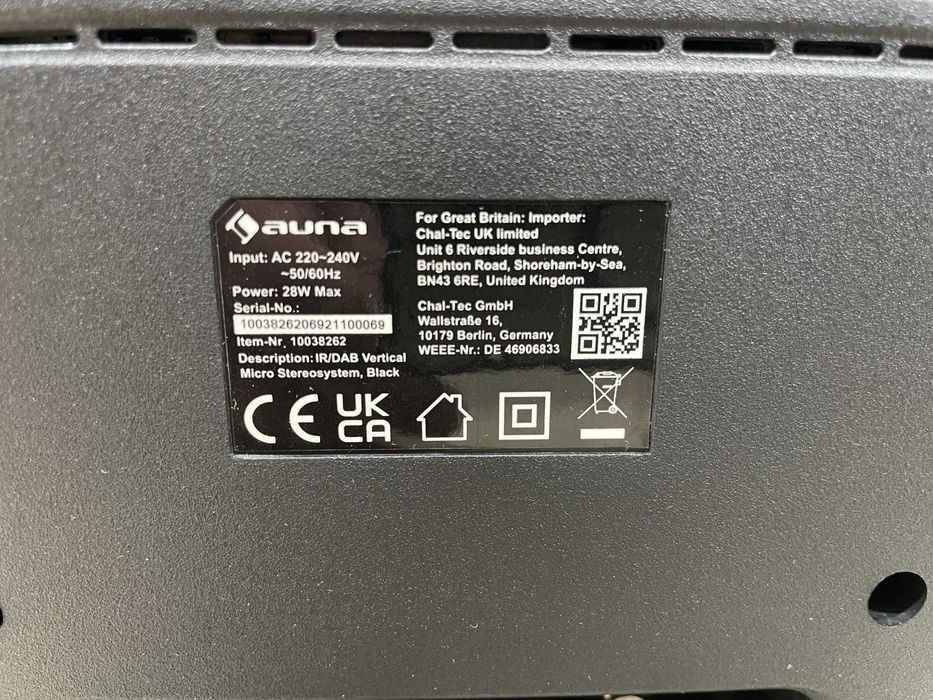 Интернет радио Стереосистема  Auna Silver Star Swing WiFi BT CD USB FM