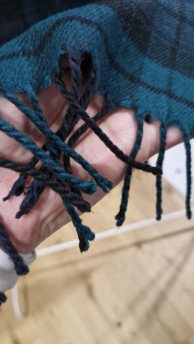 Szalik męski HM H&M jak nowy w kratę kratkę szal