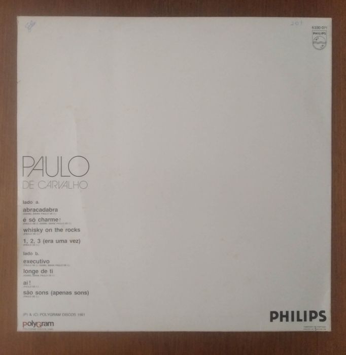 Paulo de Carvalho disco de vinil "Abracadabra"