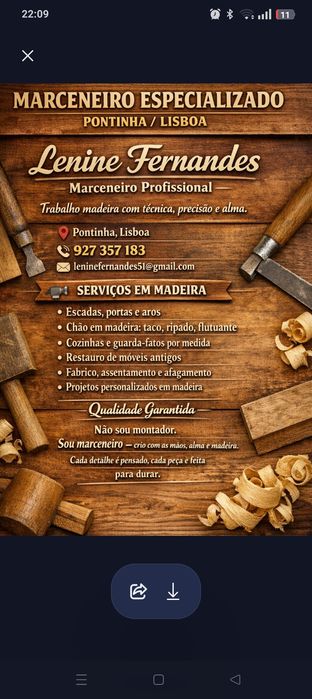 Carpinteiro de limpos reconstrução e construção