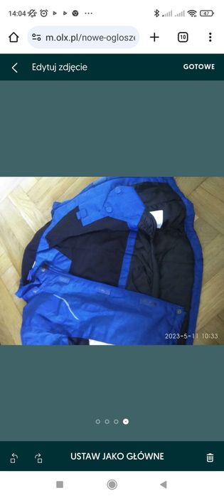Kurtka chłopięca 98/104 zimowa sportowa