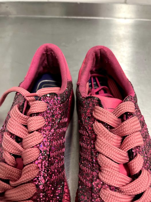 Adidas cekinowe na platformie