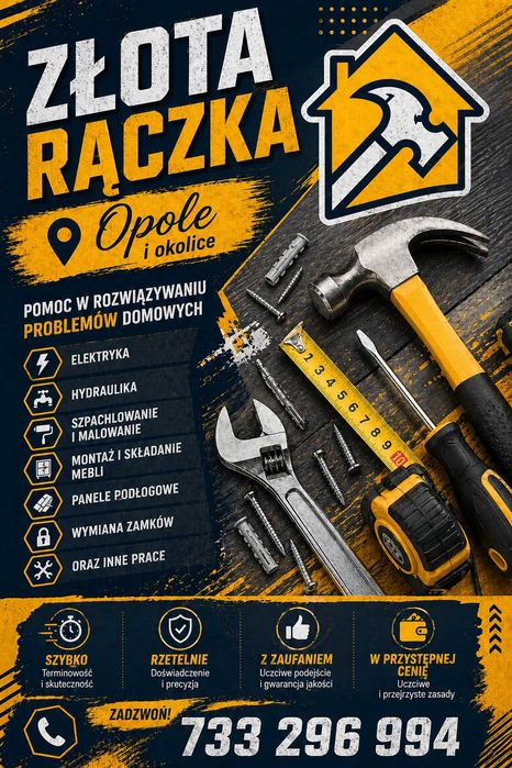 ZŁOTA RĄCZKA – usługi naprawczo-remontowe